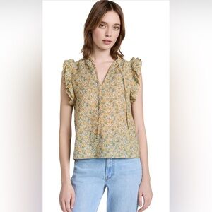BB Dakota by Steve Madden Flutter and Flirt Top, Size Small